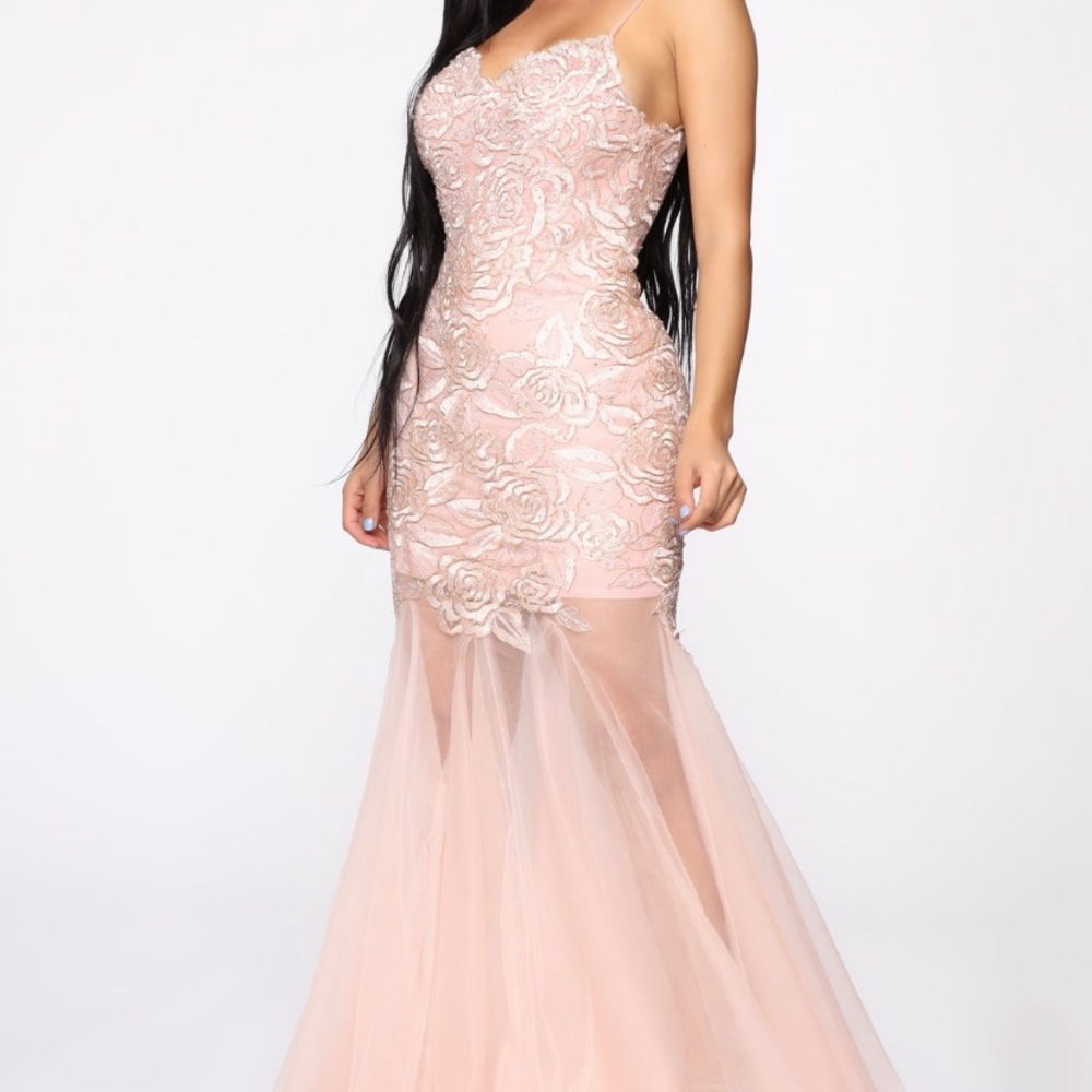 Gorgeous pink evening gown